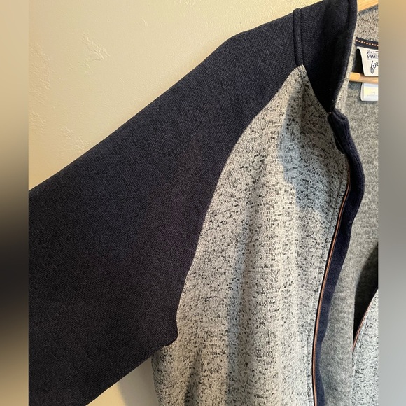 Pheasants Forever Gray and Navy Full-Zip Jacket - Picture 6 of 12